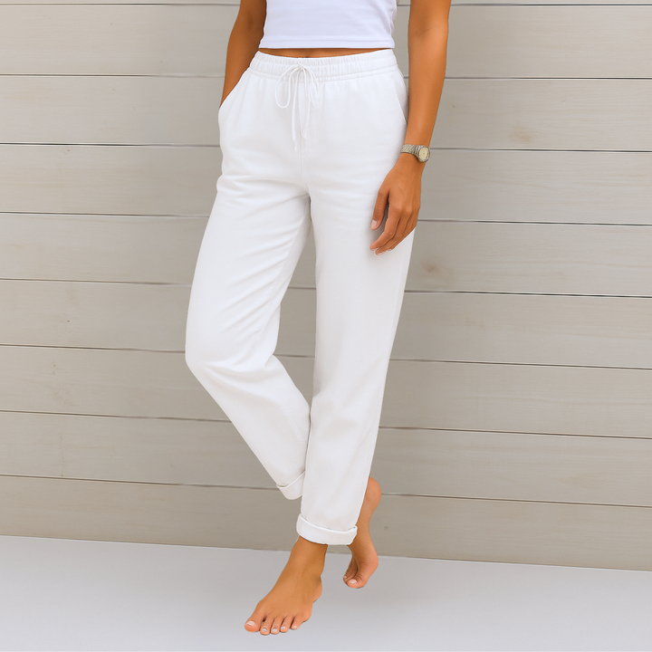 Agathe | Breathable Elastic Waist Pants