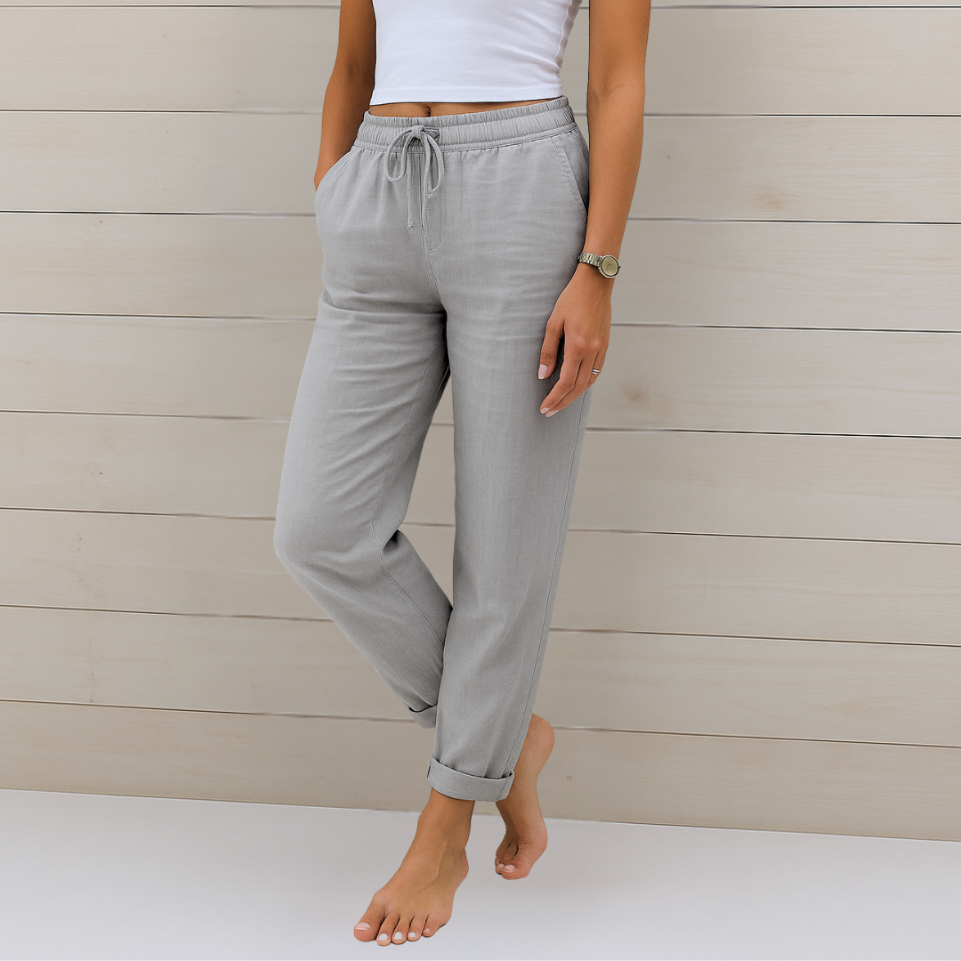 Agathe | Breathable Elastic Waist Pants