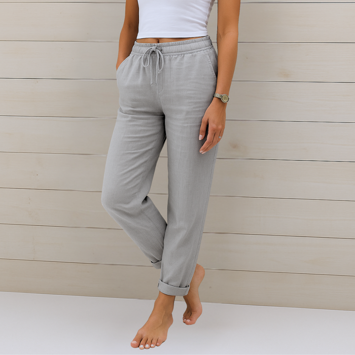 Agathe | Breathable Elastic Waist Pants