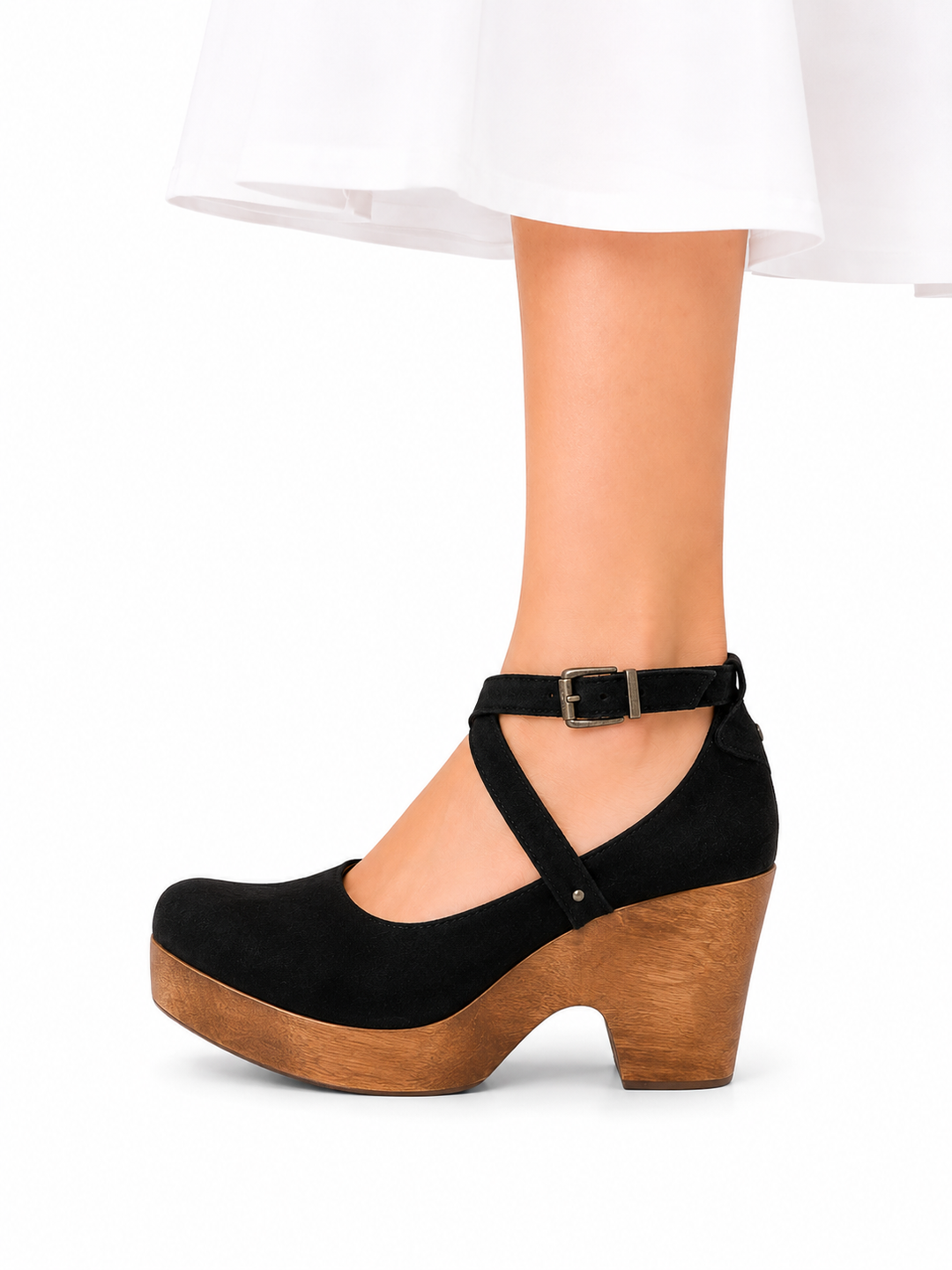 Amara | Elegant Closed Toe Wedge Heels