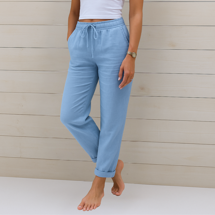 Agathe | Breathable Elastic Waist Pants