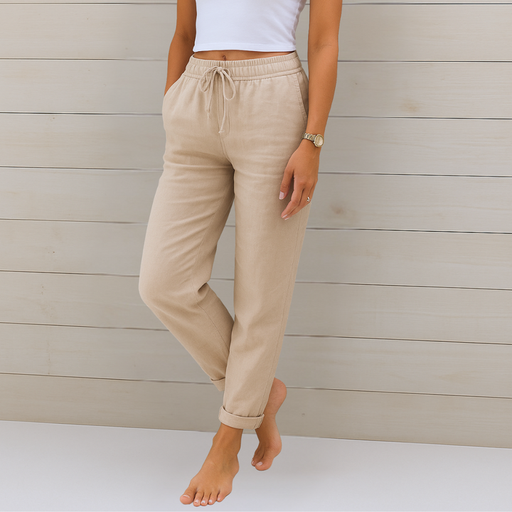Agathe | Breathable Elastic Waist Pants