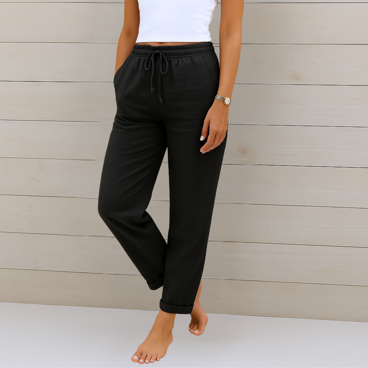 Agathe | Breathable Elastic Waist Pants
