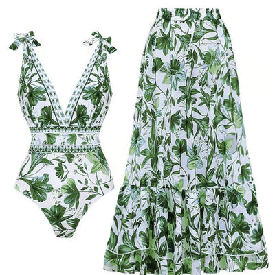 Selene | 2-in-1 V-Cut Swim Set