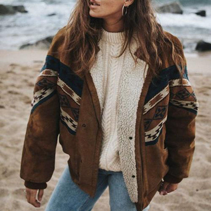 Odile | Retro Plush Winter Coat