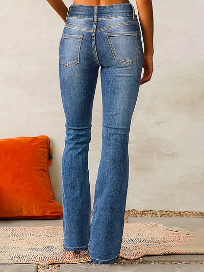 Nova High-Waisted Flared Trousers