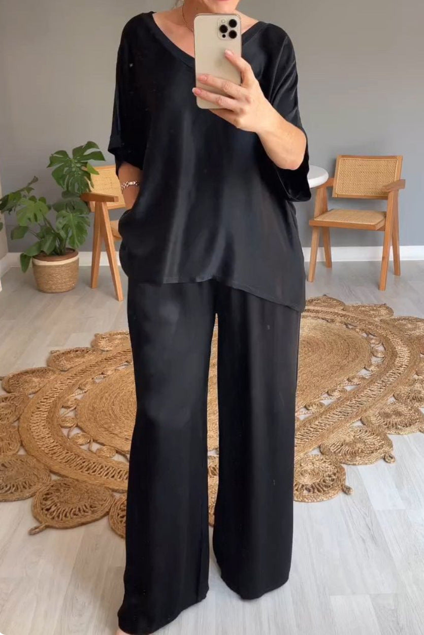 Leona – Flowy Elegance Two-Piece Set