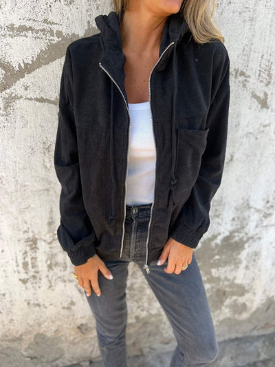Aspen™ Corduroy Zip-Up Hoodie Jacket