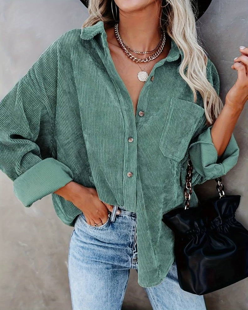 Odette | Vintage Velvet Shirt
