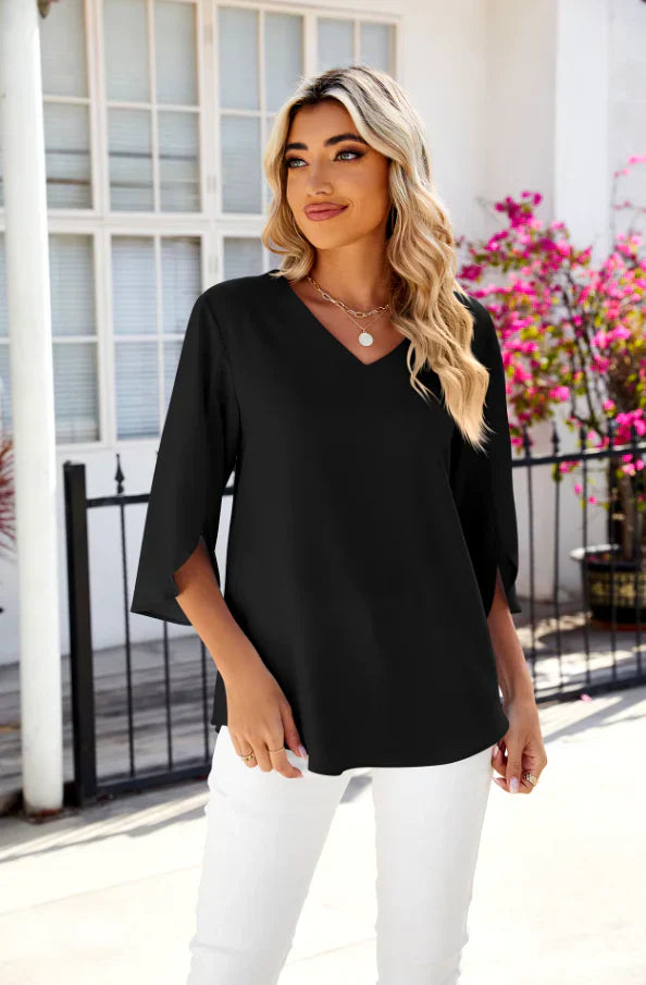 Naomi | V-Neck Blouse
