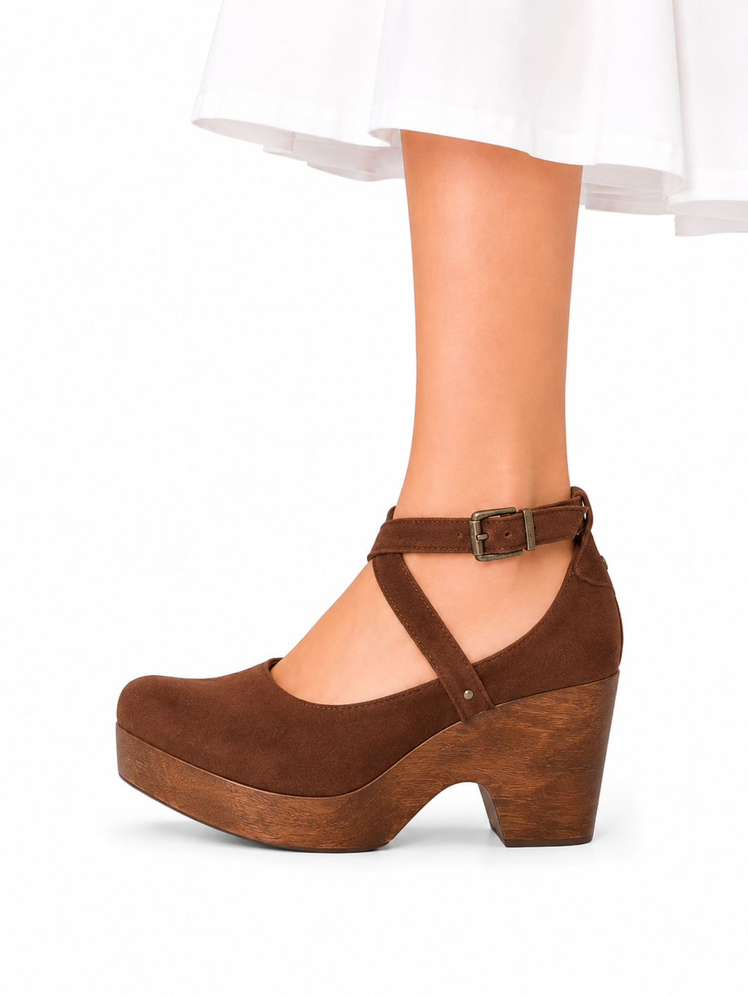 Amara | Elegant Closed Toe Wedge Heels