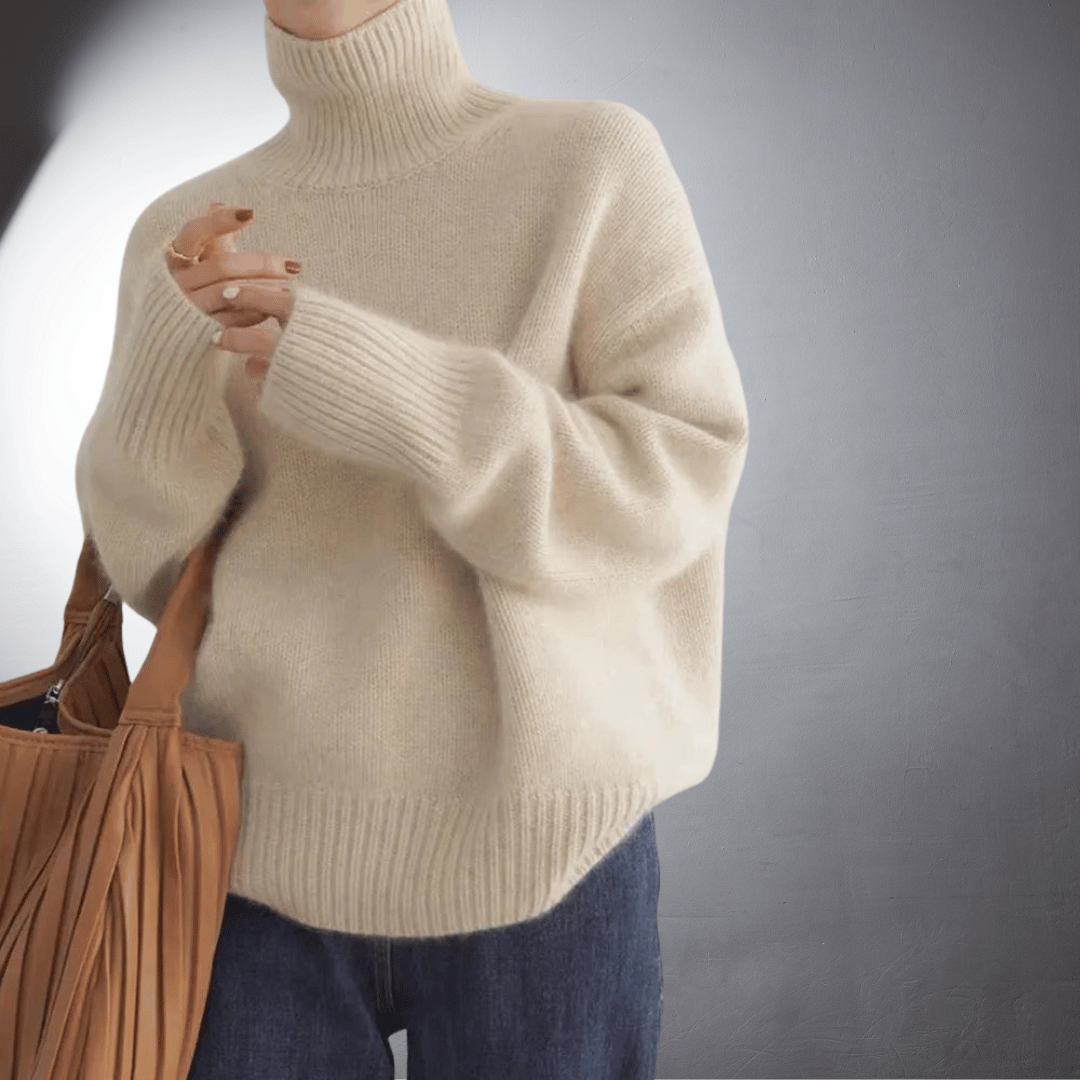 Clara Belle | Cashmere Turtleneck Jumper