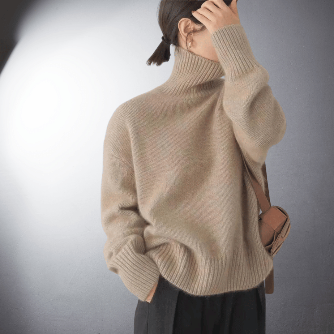 Clara Belle | Cashmere Turtleneck Jumper