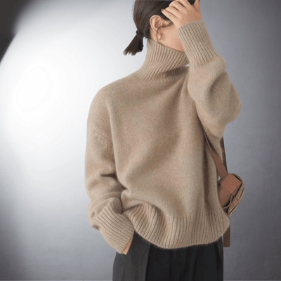Clara Belle | Cashmere Turtleneck Jumper