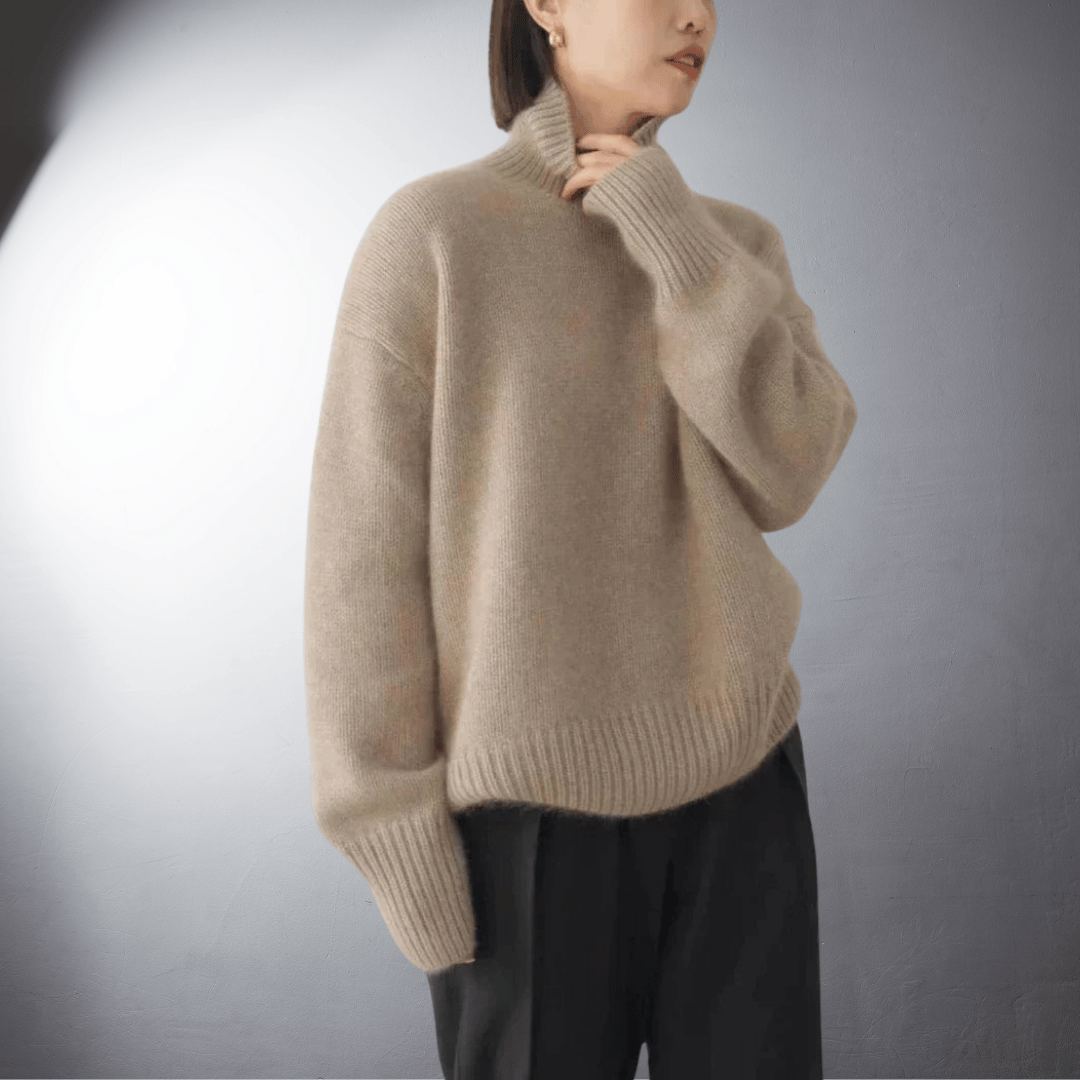 Clara Belle | Cashmere Turtleneck Jumper