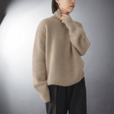 Clara Belle | Cashmere Turtleneck Jumper