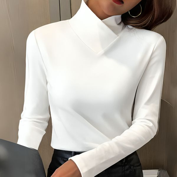 Margot | Turtleneck Knit Top