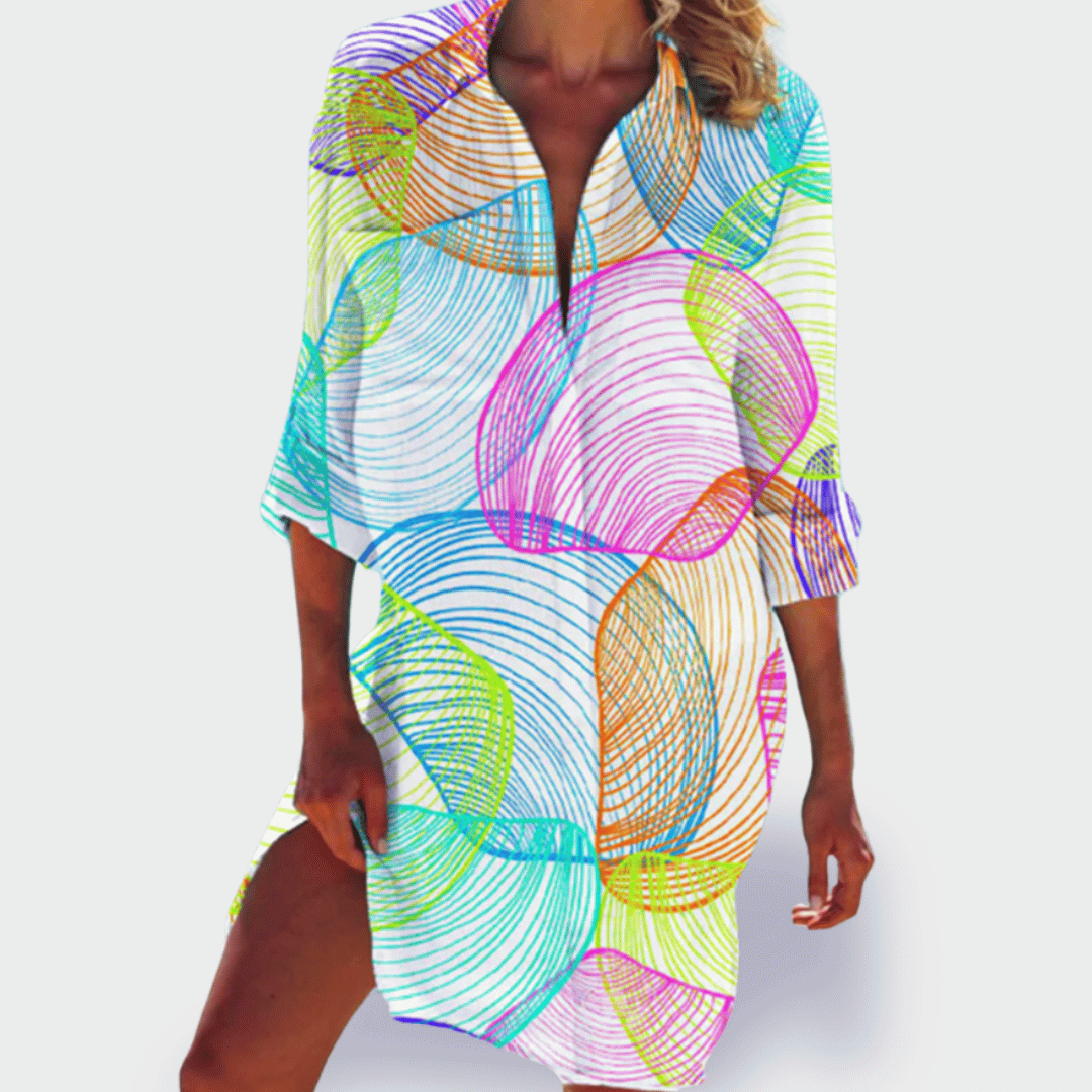 Marguerite | Colourful Lightweight Summer Dress