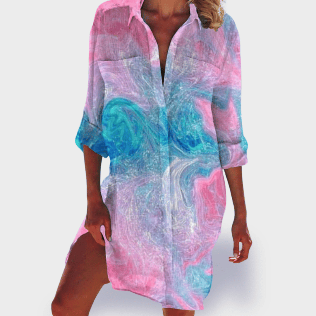 Marguerite | Colourful Lightweight Summer Dress