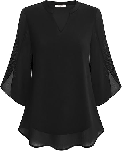 Petra | Layered Chiffon Blouse