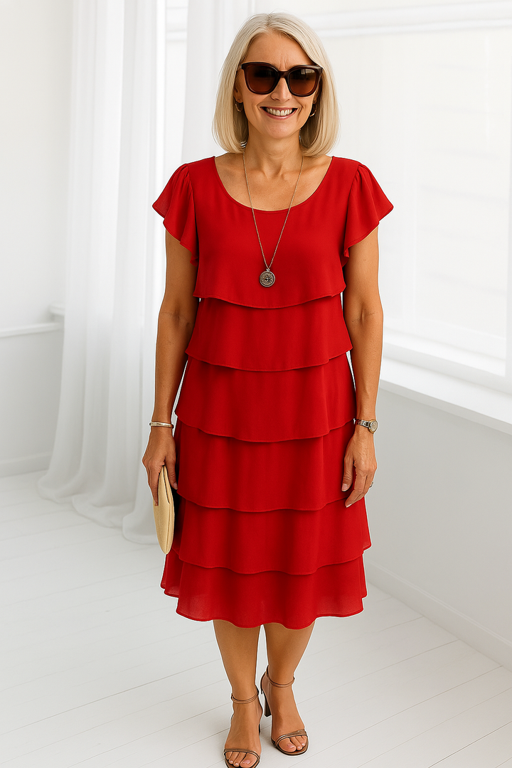 Florence | Layered Midi Dress