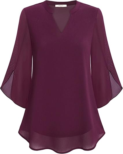 Petra | Layered Chiffon Blouse