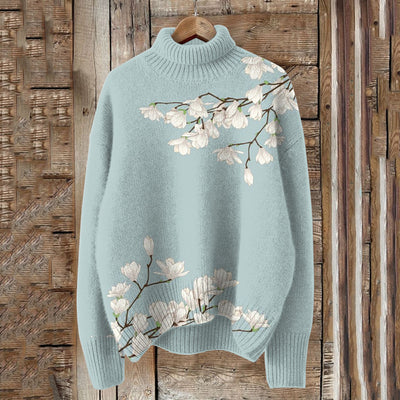 Adinda Vivid and Colorful Turtleneck Sweater