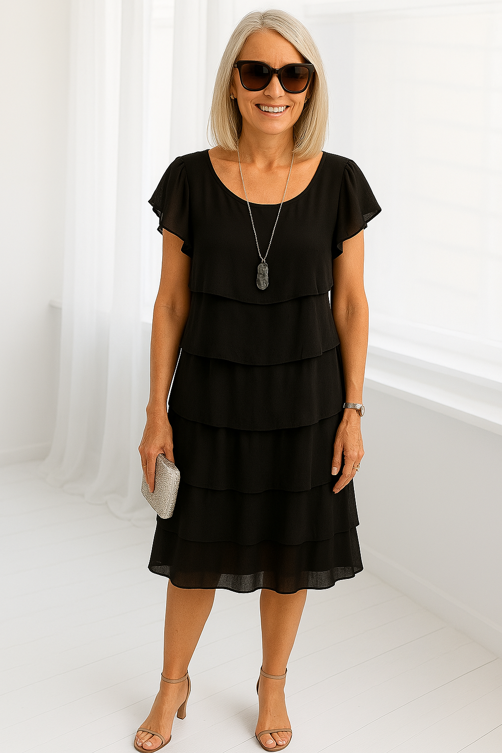 Florence | Layered Midi Dress