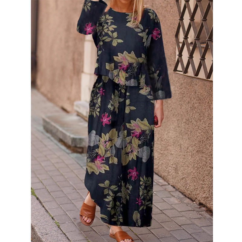 Grainflow™ | Patterned Relaxed-Fit Two-Piece Set