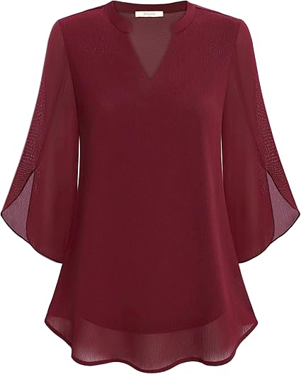 Petra | Layered Chiffon Blouse