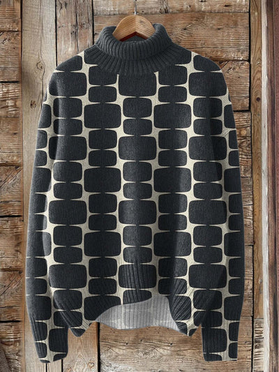 Adinda Vivid and Colorful Turtleneck Sweater