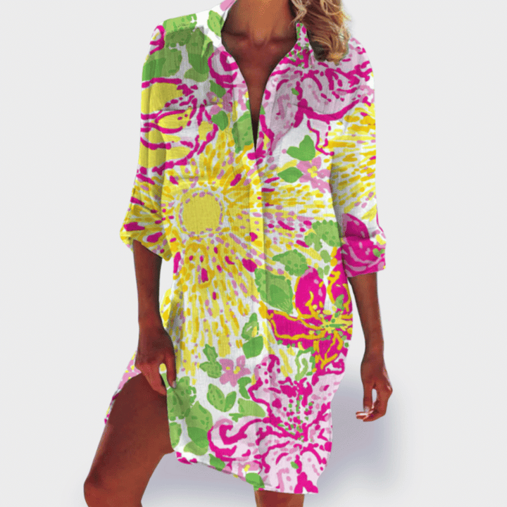 Marguerite | Colourful Lightweight Summer Dress