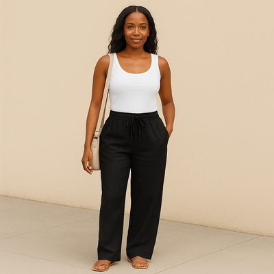 Soleil™ | Linen Wide Pants