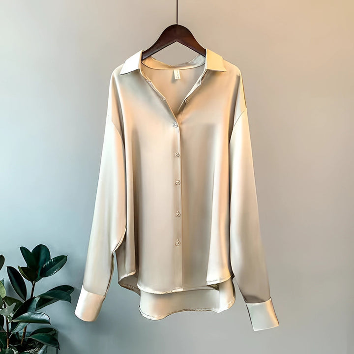 Rosamund | Silk Button-Up Blouse