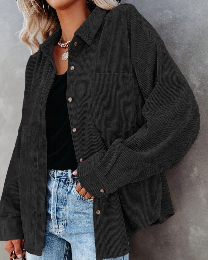 Odette | Vintage Velvet Shirt