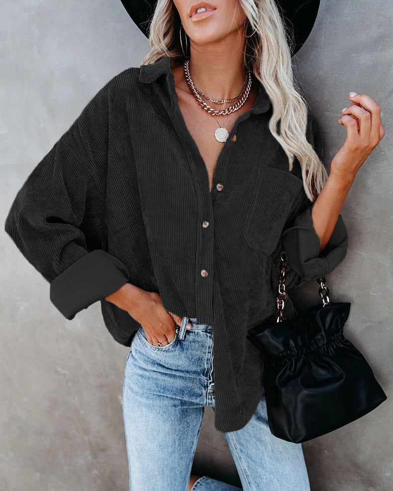 Odette | Vintage Velvet Shirt
