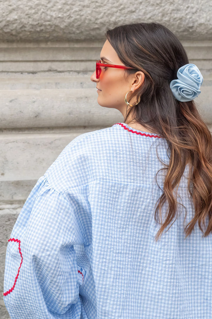Gracie | Heart Pocket Blouse