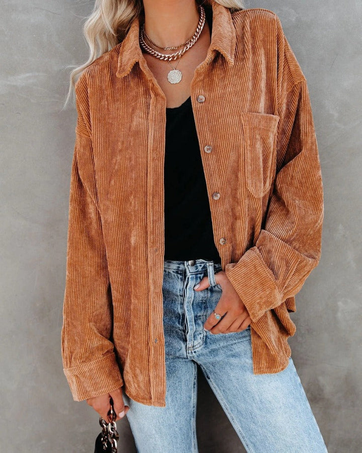 Odette | Vintage Velvet Shirt