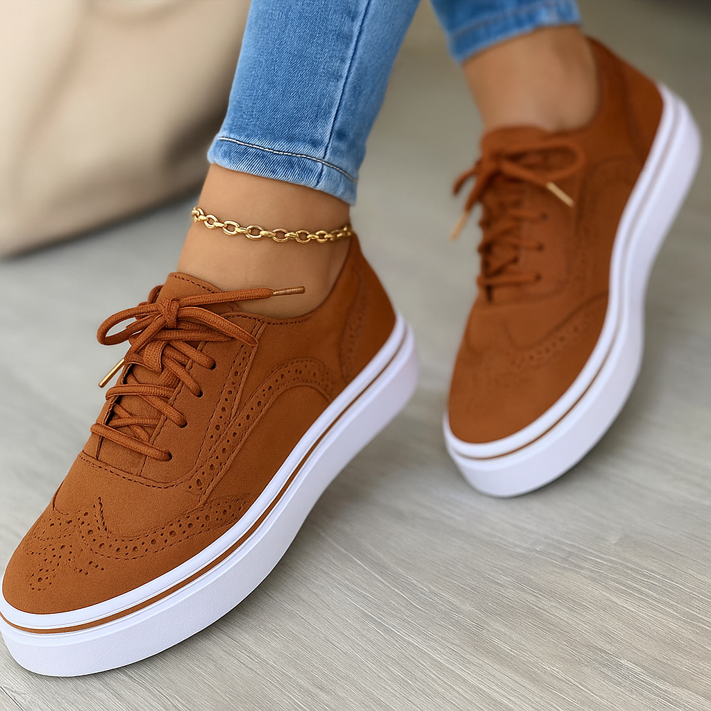 StreetMuse™ | Platform Everyday Lace-Up Sneakers