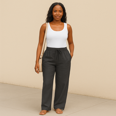 Soleil™ | Linen Wide Pants