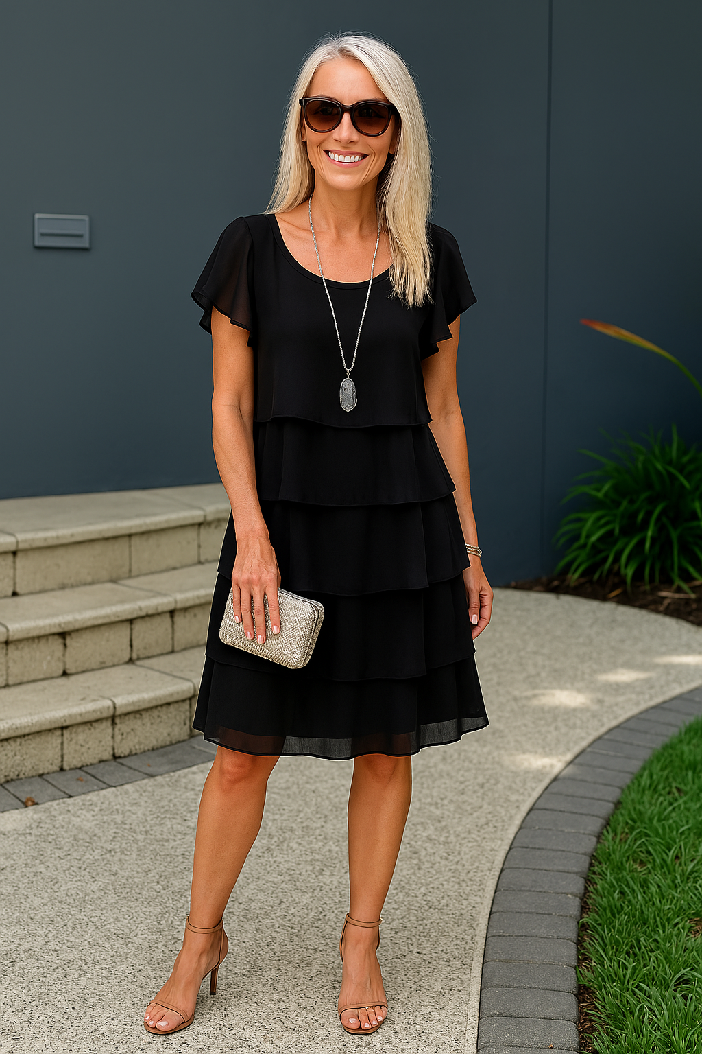 Florence | Layered Midi Dress