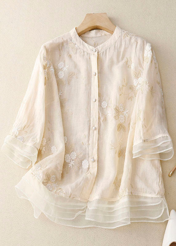 Beaumont | Embroidered Accent Blouse
