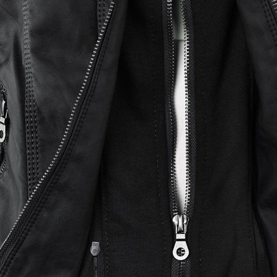 Sienna™ | Women's Waterproof Leather Jacket with Hood