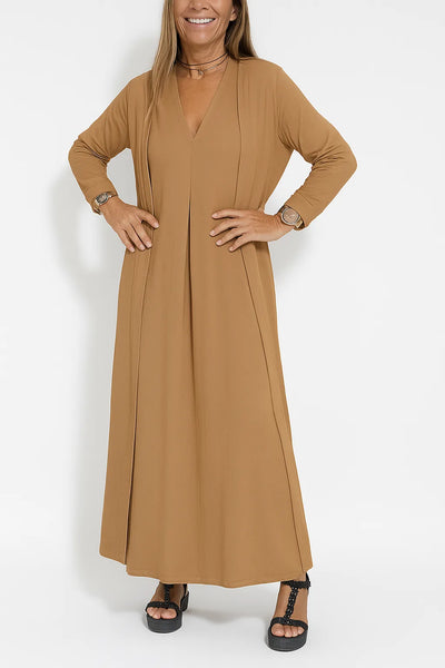 Seraphina Elegant Dress+ FREE Cardigan