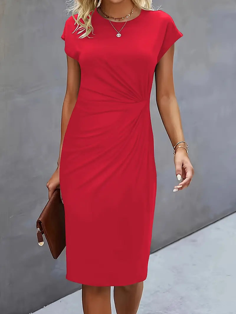 Adelina | Round Neck Dress
