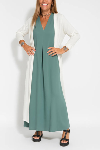 Seraphina Elegant Dress+ FREE Cardigan