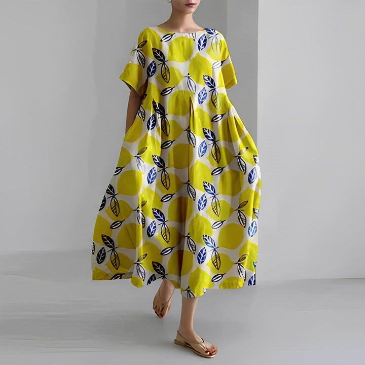 Rosamund | Bohemian Floral Print Dress
