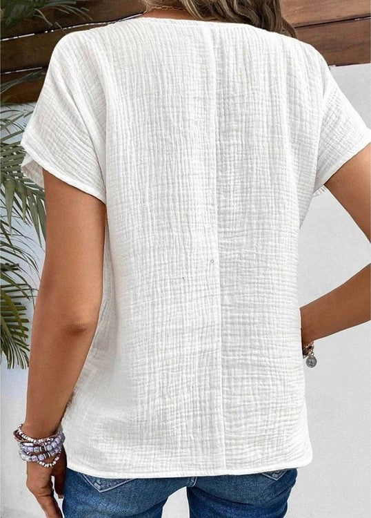 Celina™ | Collared Button-Up Top