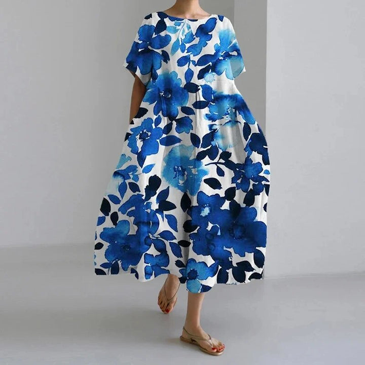 Rosamund | Bohemian Floral Print Dress