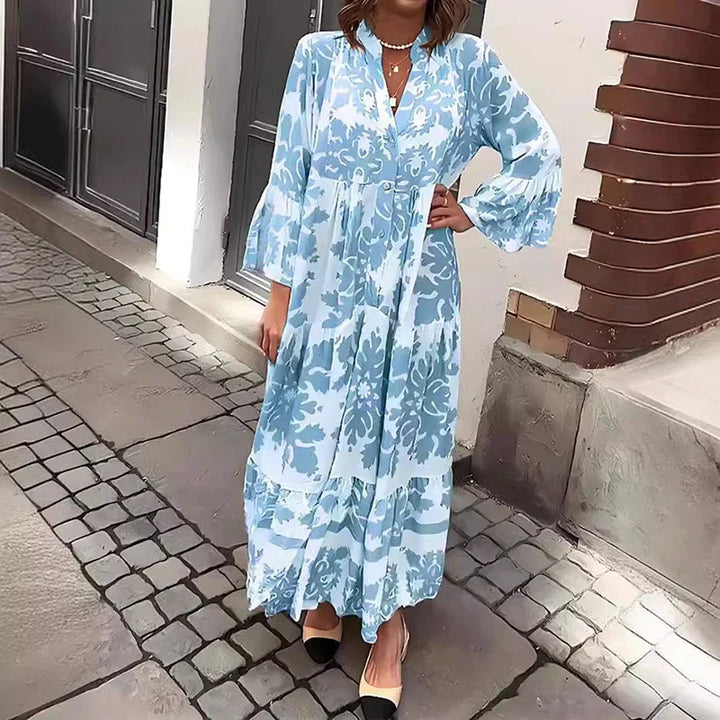 Ottoline | Printed Boho Maxi Dress